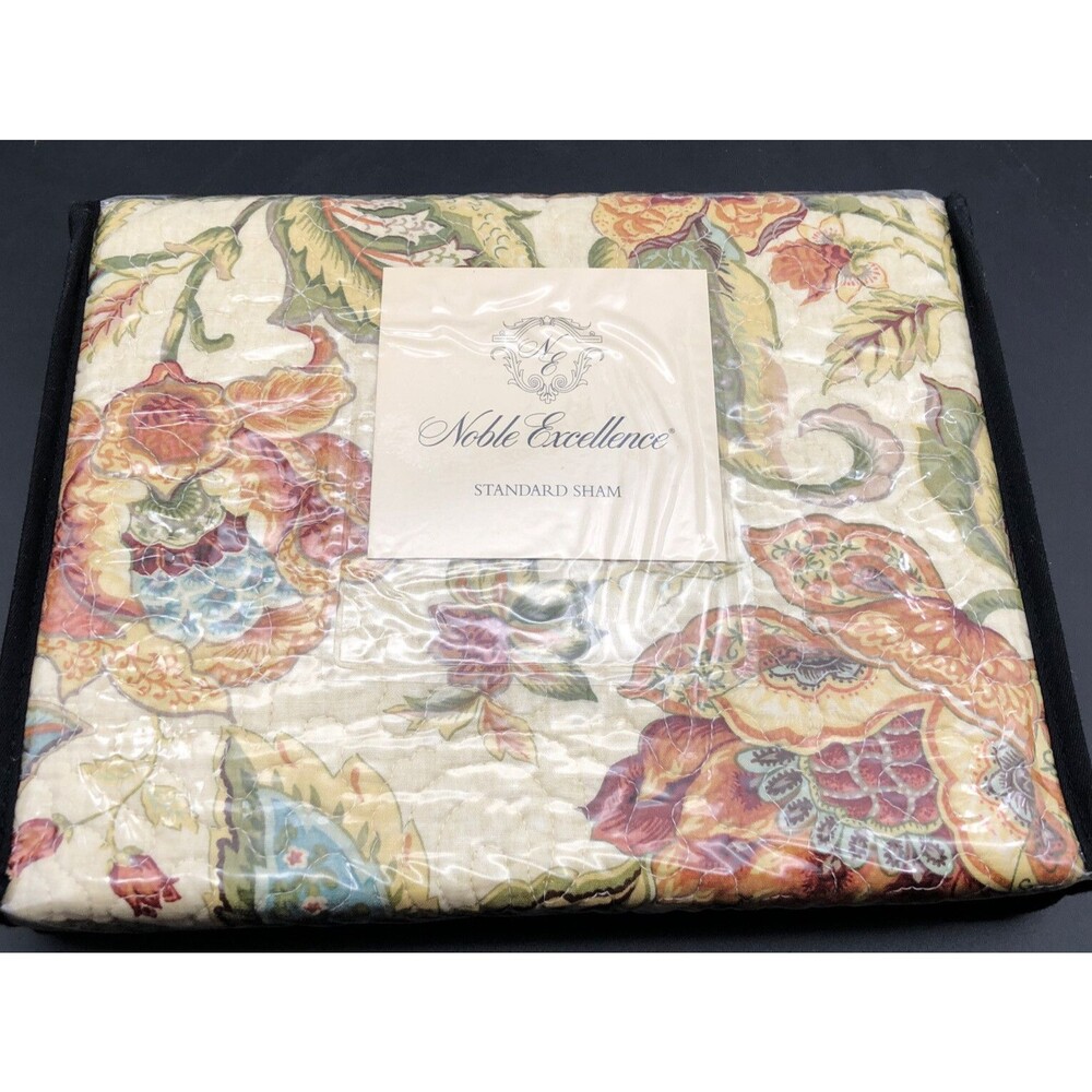 Noble Excellence AMELIA Quilted Standard Sham 20" x 26” NWT